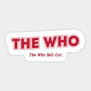 The Who The Who Sell Out Sticker